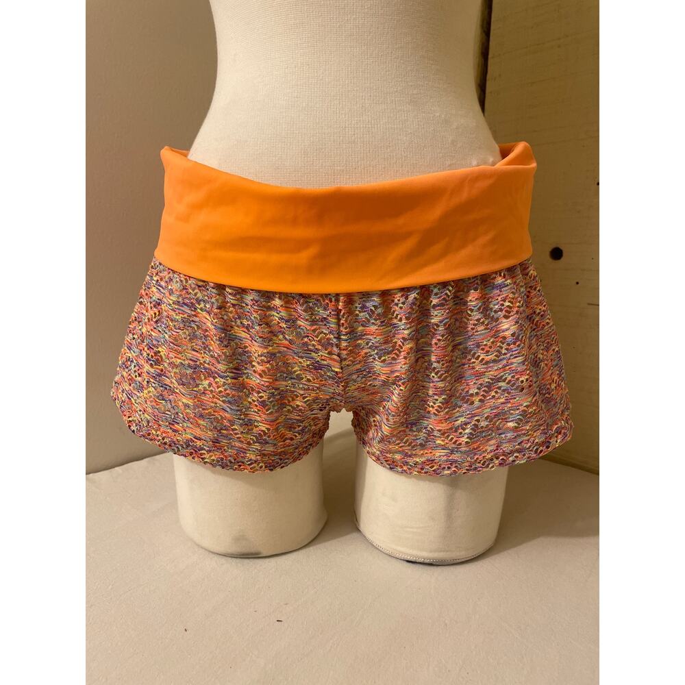 Reef Size Medium Womens Swim‎ Shorts Mesh Fold-over Waist Swim Water Summer